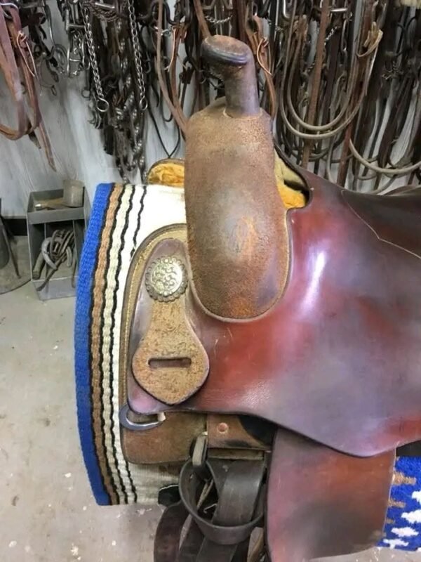 bob's 16" reining/ranch/cow horse saddle bob's 16" reining/ranch/cow horse saddle