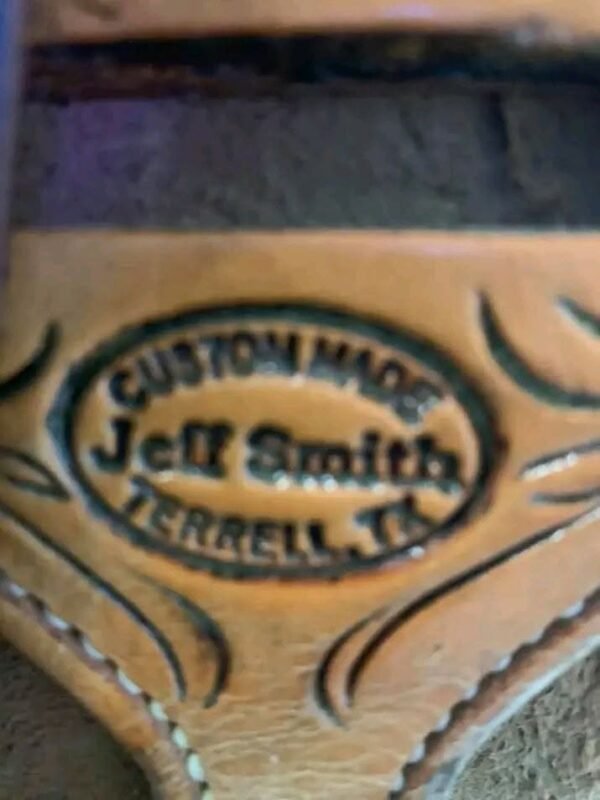 dnk black sports shoes Pre-Owned Jeff Smith Custom Ranch Cutter Saddle – 16" (Buster Welch Tree)