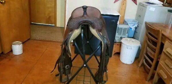 dnk blue sport shoes Used Jeff Smith Custom Cutter Saddle – 16.5" (Buster Welch Tree)