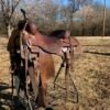 used jeff smith 15.5" custom saddle (wide tree) used jeff smith 15.5" custom saddle (wide tree)