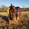 Used Jeff Smith Cowboy Collection Ranch Cutter Saddle – 17